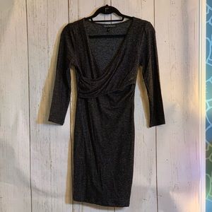 Crossed front sweater dress NEW